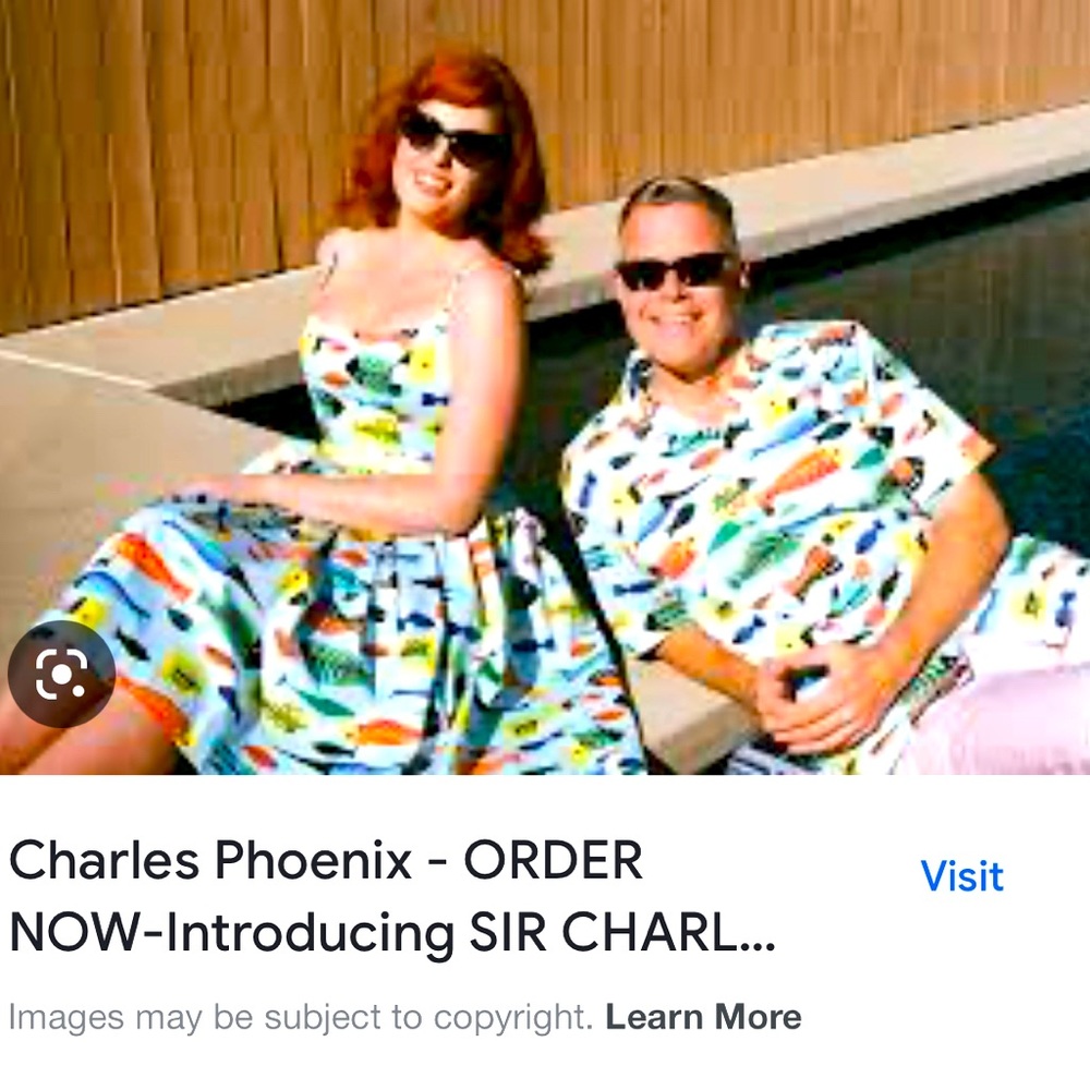 ISO! Charles Phoenix Mens Reef shirt, XL